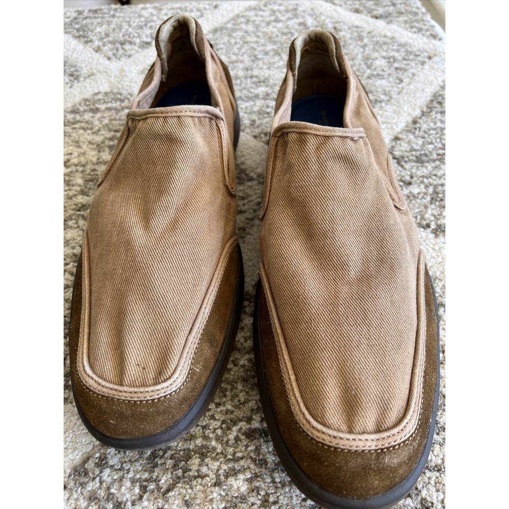 MARK NASON Mens 13 Brown Slip On Loafers Sneakers Shoes